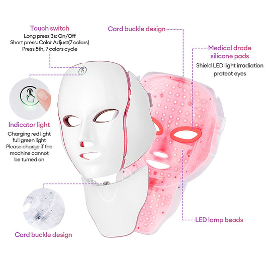 MASÉYA™ LED Mask Red Light Therapy