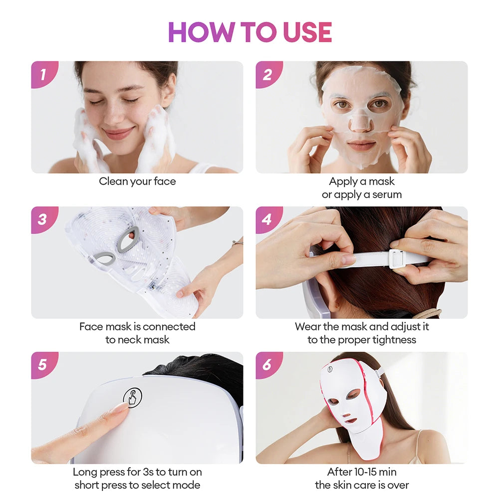 MASÉYA™ LED Mask Red Light Therapy